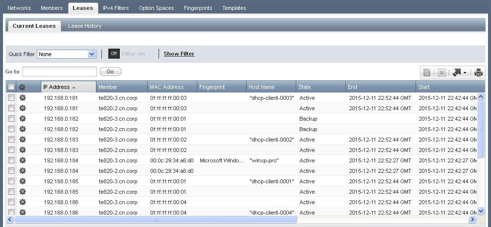 Query dhcp server