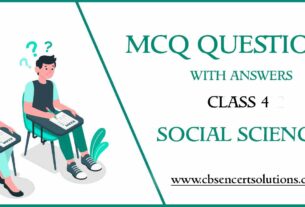 MCQ Questions for Class 4 Social Science with Answers